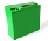 Conector de batería de litio verde de 20AH 12V 3000 ciclo de vida 4S1P