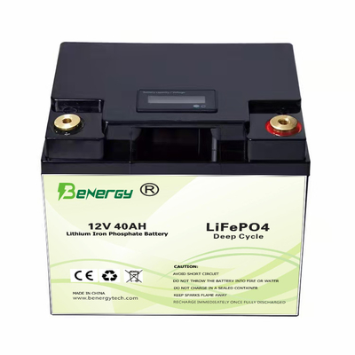 batería solar de Ion Lifepo 4 del litio de 12V 40Ah para E - luz de calle solar del barco