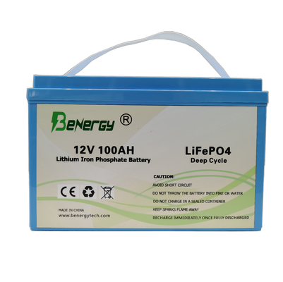 Batería profunda 12V 100ah 150ah 200ah LiFePO4 Ion Cell EV del litio del ciclo para el poder al aire libre