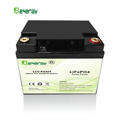 LiFePO4 batería recargable plástica 12V 40AH para la Sistema Solar de los vehículos eléctricos