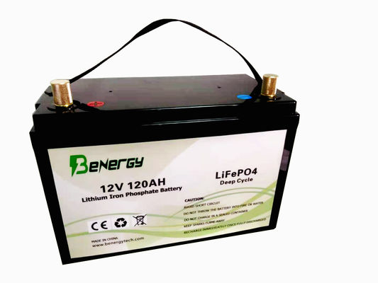 paquete 150A del fosfato del hierro del litio de la batería IP65 del litio de 120Ah 12V