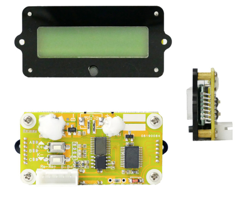 indicador 8-80V 100A de la condición del culómbometro del SOC de la batería de 6mA Lifepo4